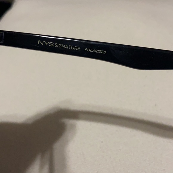 Park Row Polarized Sunglasses metallic classic style black/green - Picture 5 of 9